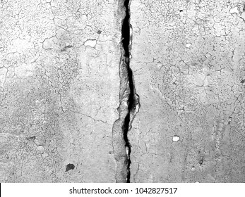White black grey wall with cracks, texture background - Shutterstock ID 1042827517