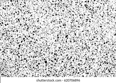 White And Black Terrazzo Texture