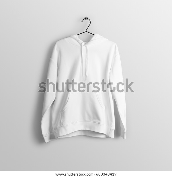 Download White Blank Hoodie Mockup On Hanger Stock Photo (Edit Now ...