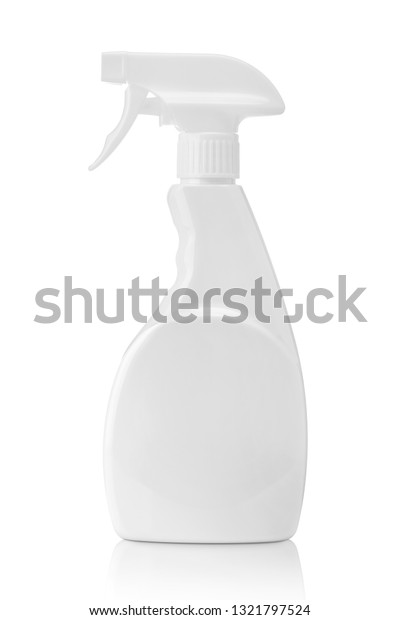 White Blank Plastic Spray Bottle Isolated Stock Photo (Edit Now) 1321797524