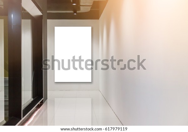White Blank Wall Moden Hallway Free Stock Photo Edit Now 617979119