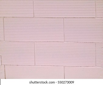 White blocks background wall.