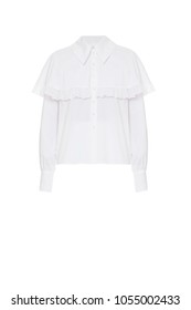 White Blouse On White Background