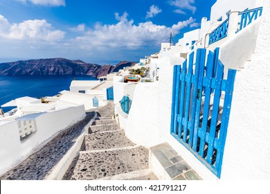 White And Blue Santorini Island, Greece