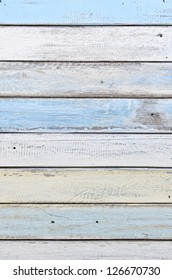 White And Blue Wood Texture