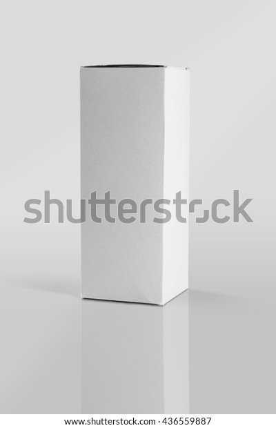 White Board Product Packaging Box Mockups Stock Photo 436559887 ...