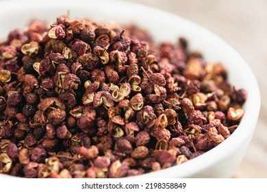 White Bowl Full Of Sichuan Peppercorns