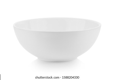 white bowl isolated on white background - Shutterstock ID 1588204330