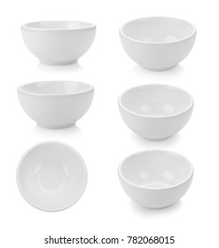 White Bowl On White Background