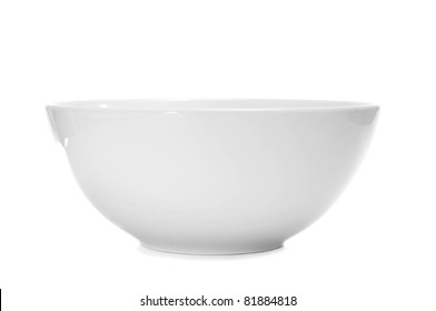 A White Bowl On A White Background