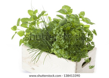 Similar – Image, Stock Photo herb box Food