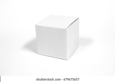 White box on white background, Original box for oil filter, Isolated. - Shutterstock ID 679675657