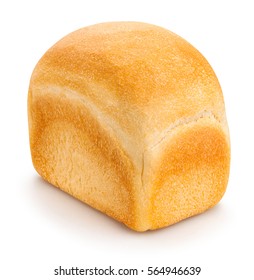 White Bread Loaf Isolated