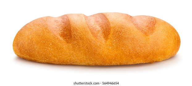 White Bread Loaf Isolated