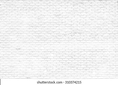 white brick wall - Shutterstock ID 310374215