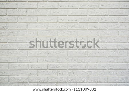 A white brick wall