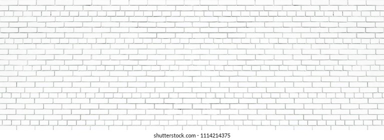 White Brick Wall Background