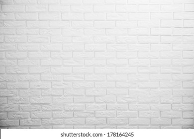 White Brick Wall Texture Background Stock Photo (Edit Now) 136027934