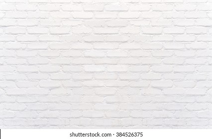 White Brick Wall Background Stock Photo (Edit Now) 384526375