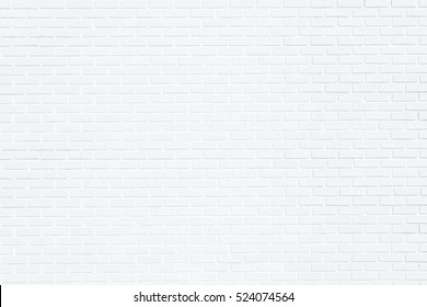 white brick wall for background - Shutterstock ID 524074564