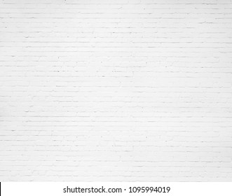 White brick wall for background or texture - Shutterstock ID 1095994019