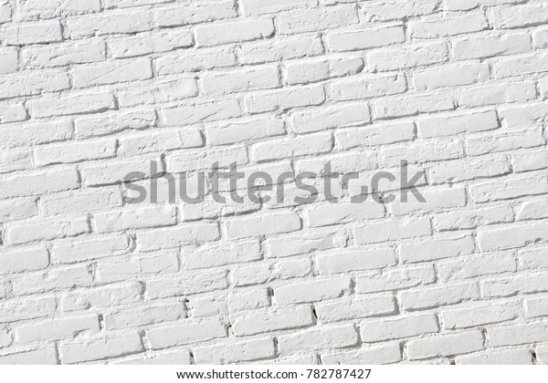 White Brick Wall Graffiti Wall Backgrounds Textures Stock Image 782787427