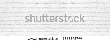 white brick wall may used as background Foto stock © 