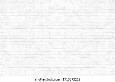 White brick wall texture background for wallpaper and benner web design. - Shutterstock ID 1715392252