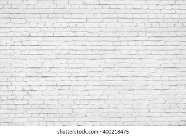 White brick wall texture background - Shutterstock ID 400218475