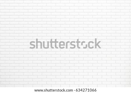 white brick wall texture for background usage as a backdrop design