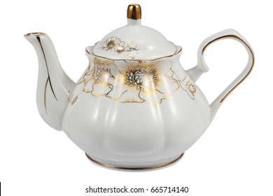 White British Tea Pot