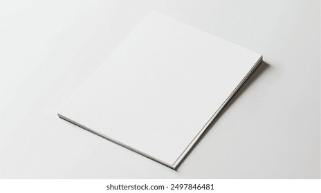 white brochure or flyer mockup