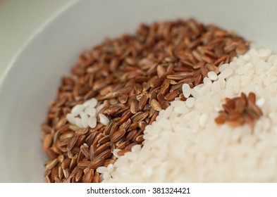 White And Brown Rice Long Grain