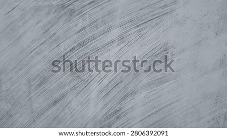 White Brush Stroke Texture Background - Rough Abstract Painted Wall Surface with Distressed Grunge Pattern