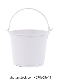 White Bucket Close Up.