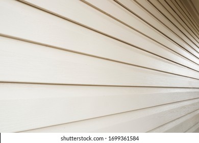 White Building Siding As Background