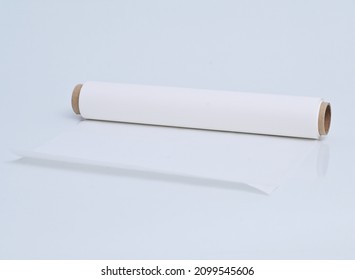 White butter paper roll