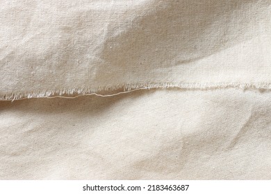 White Calico Fabric Cloth Background Texture