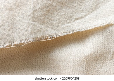 White Calico Fabric Cloth Background Texture