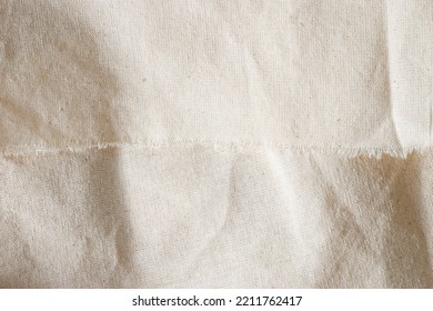 White Calico Fabric Cloth Background Texture