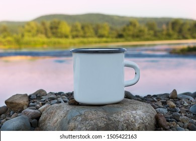 Download Camping Mug Enamel High Res Stock Images Shutterstock