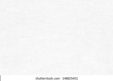 White canvas background or texture 