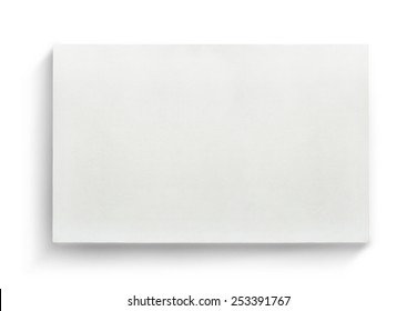 White canvas frame on white background. - Shutterstock ID 253391767