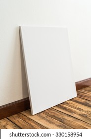 White Canvas On Walll