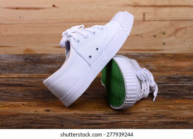 White Canvas Shoes Student,thailand