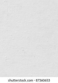 White Canvas Texture Or Background