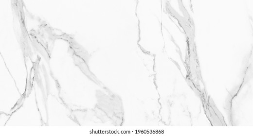 white carara marble design, big size tile background - Shutterstock ID 1960536868