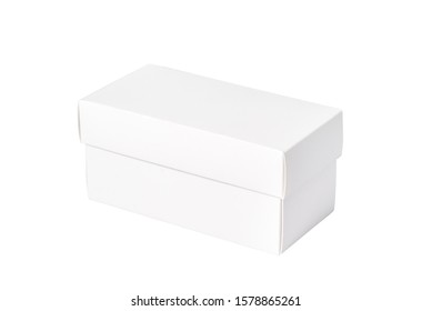 White Cardboard Box Mockup 3d Rendering Stock Illustration 627065525