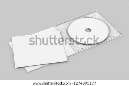 White CD, DVD Case & Booklet
