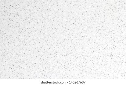 White Cellulose Ceiling Tile Background Texture